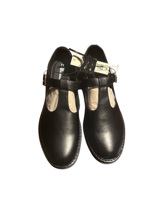 No Boundaries Shoes - BRAND NEW No Boundaries Black Faux Leather Chunky Mary Jane Shoes Women Sz 11
